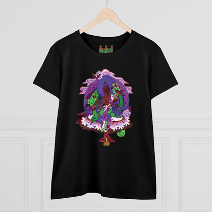 Buddha Pastel Sketch Women's Cotton Tee