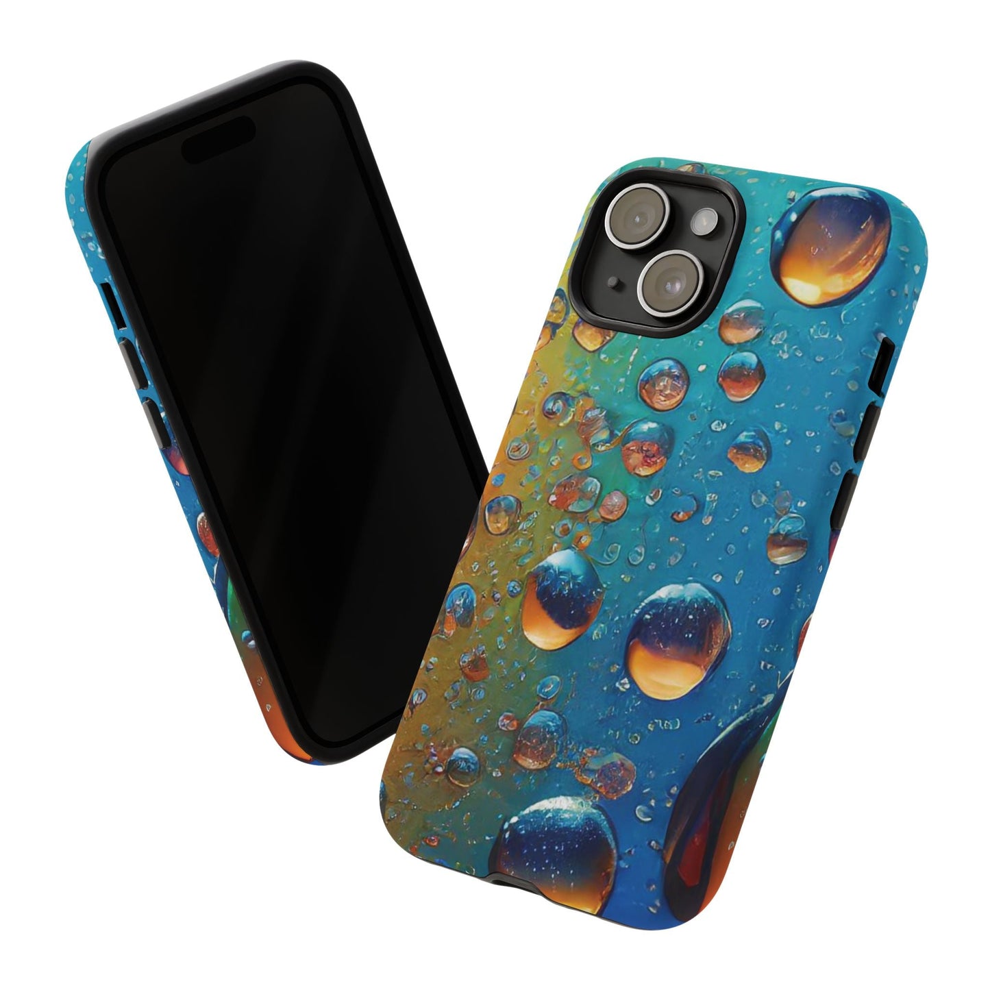 Colorful Water Droplets Tough Phone Case