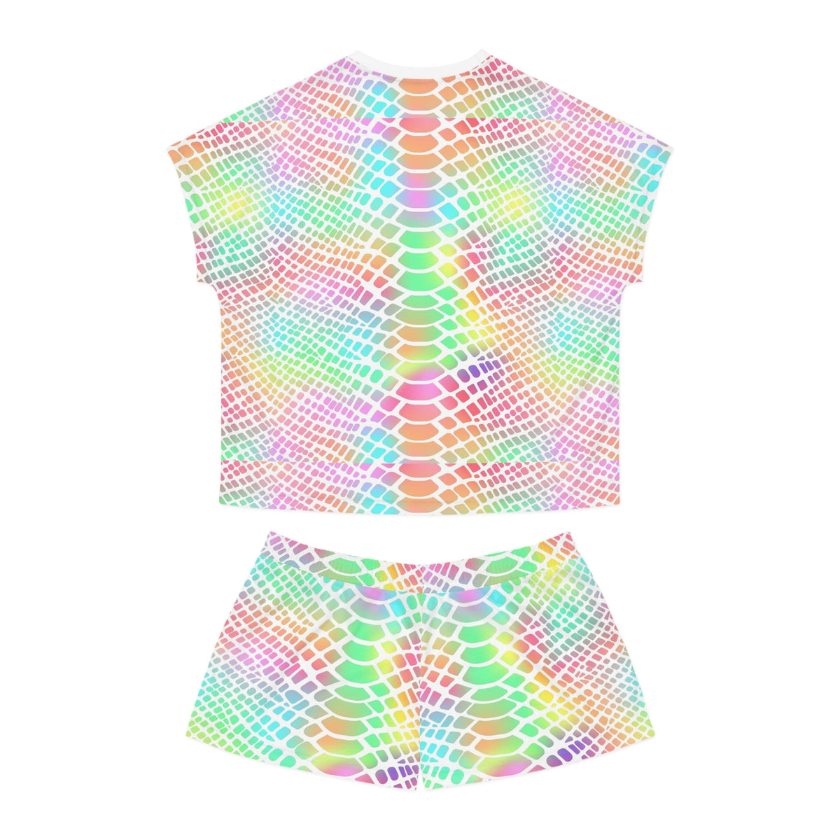 Prismatic Serpent Women’s Short Pajama Set