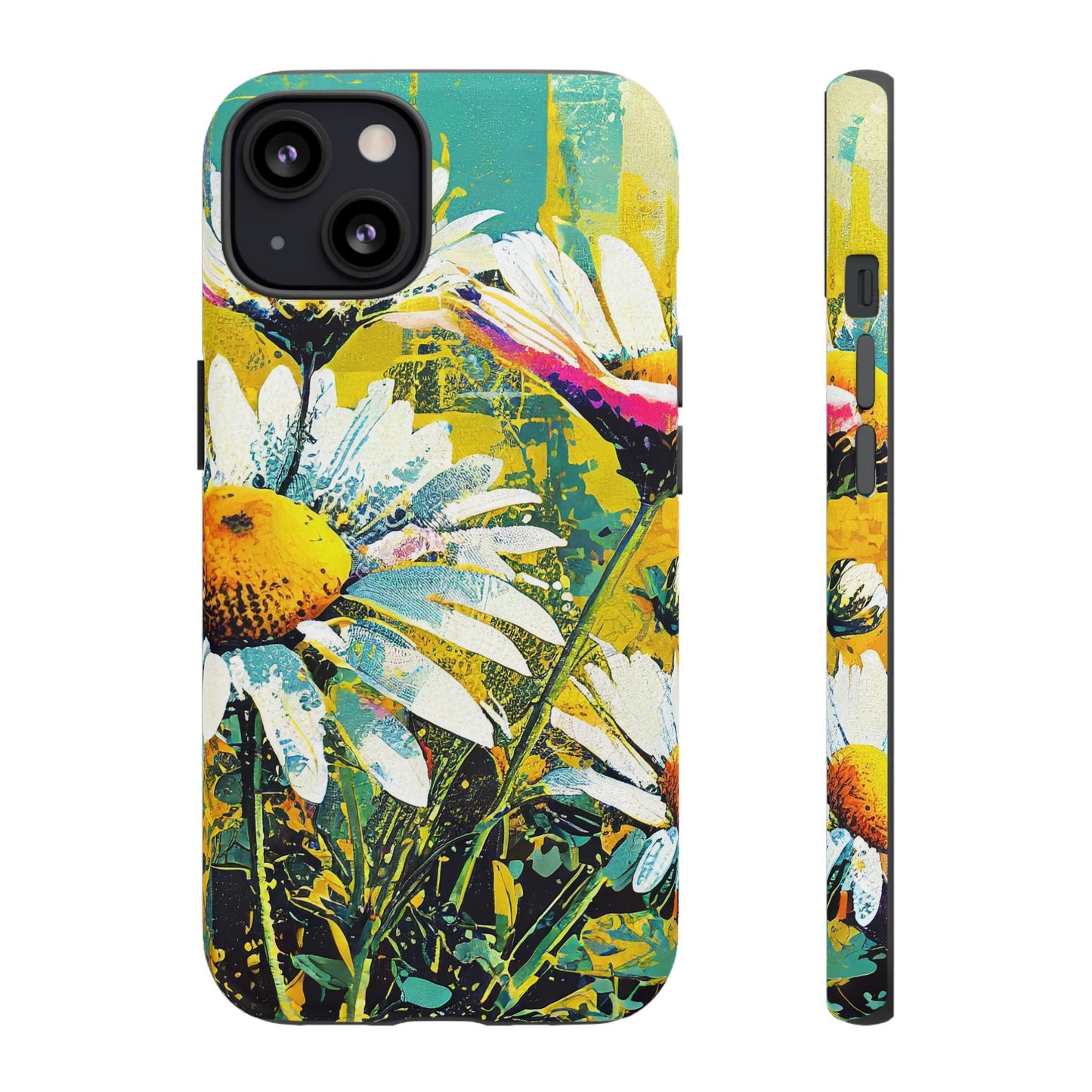 Colorful Daisy Floral Tough Phone Case