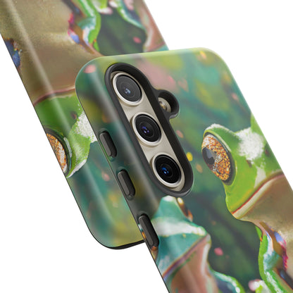 Someone Watching Colorful Frog Tough Phone Case