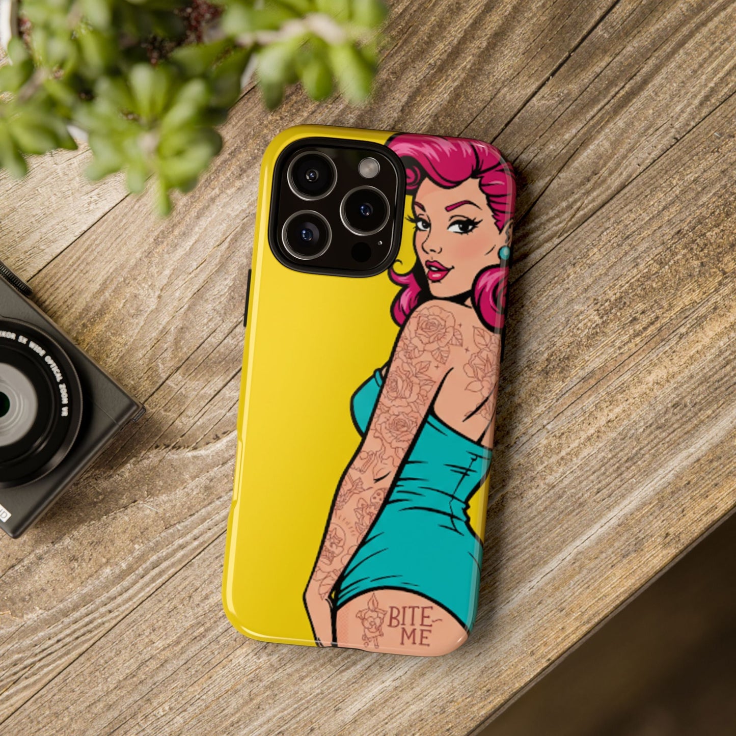 Bite Me Beauty Tough Phone Case