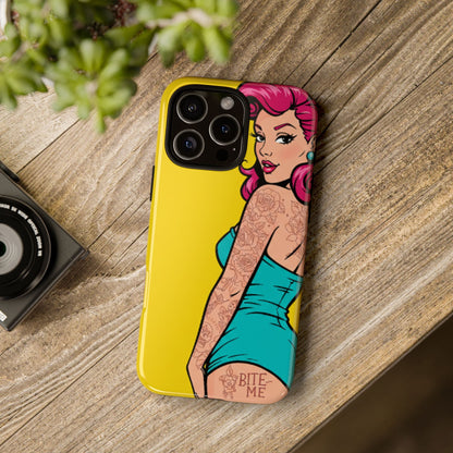 Bite Me Beauty Tough Phone Case