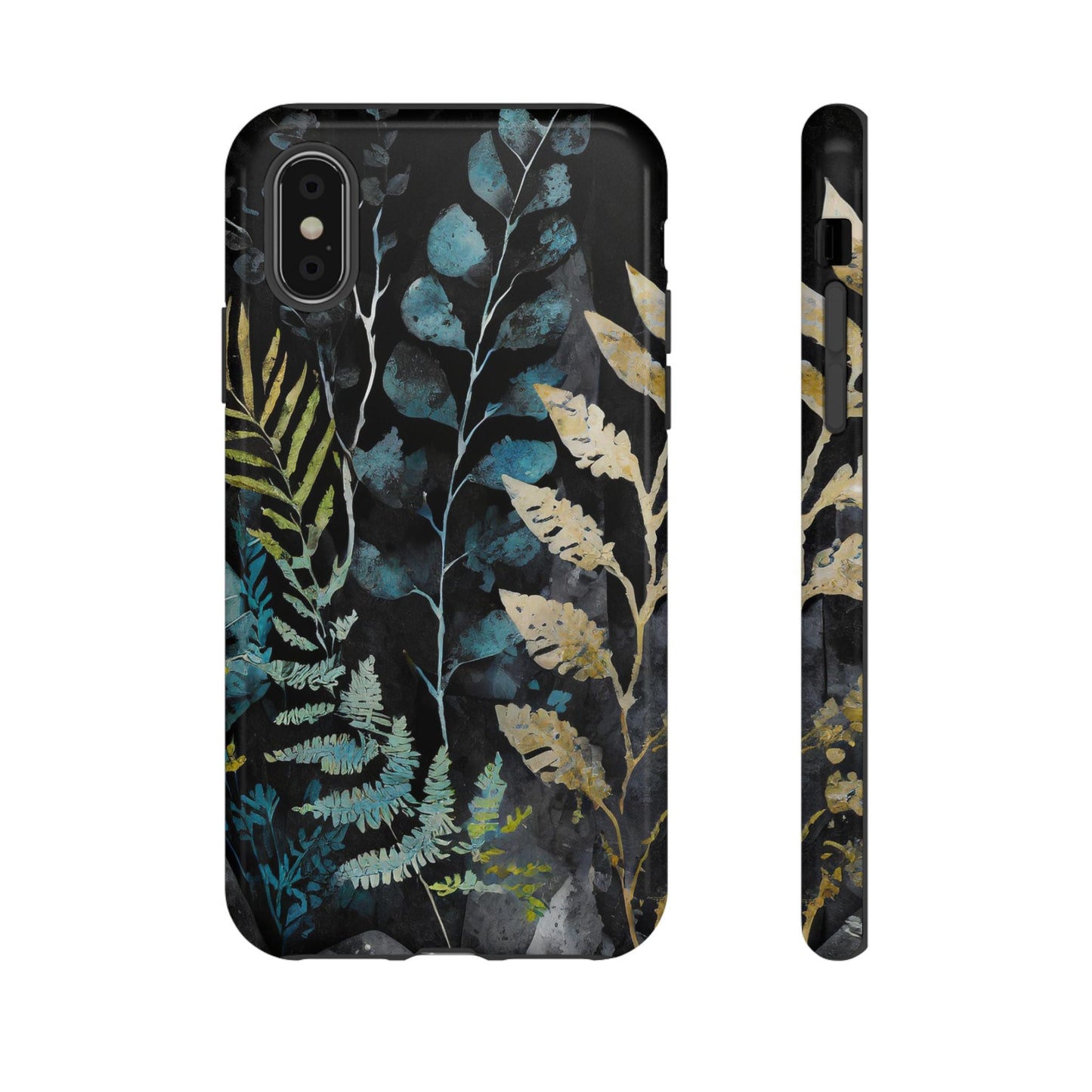 Dark Floral Tough Phone Case
