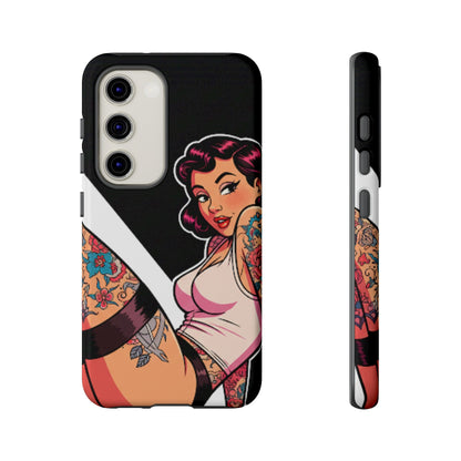 Vintage Tattoo Beauty Tough Phone Case