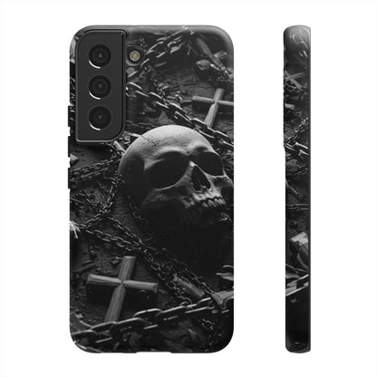 Gothic Skull Tough Phone Case