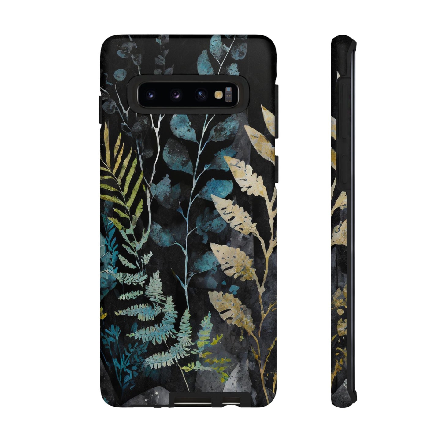 Dark Floral Tough Phone Case