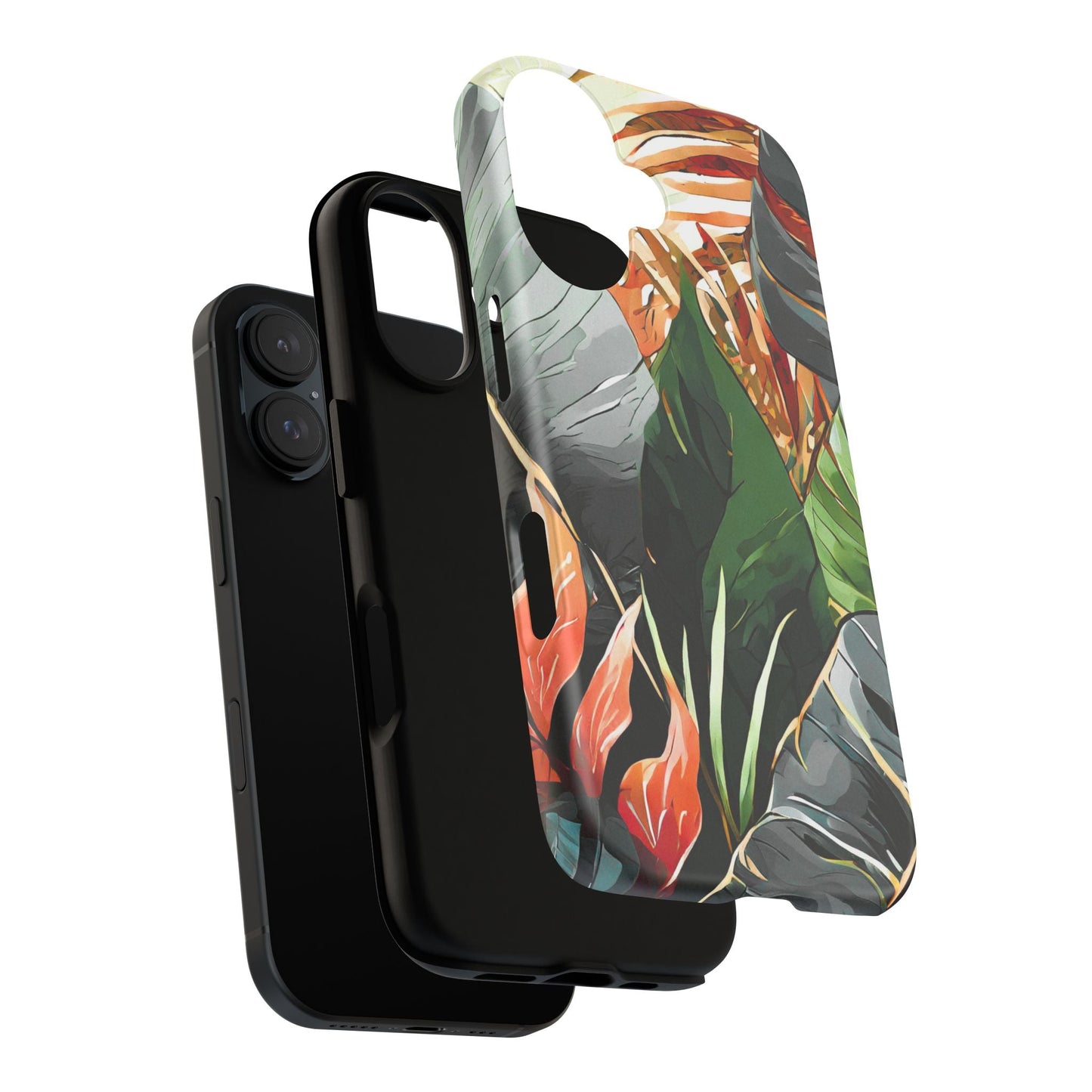 Tropical Leaf Tough Phone Case