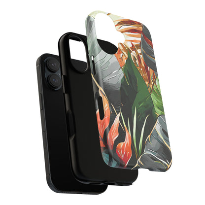 Tropical Leaf Tough Phone Case