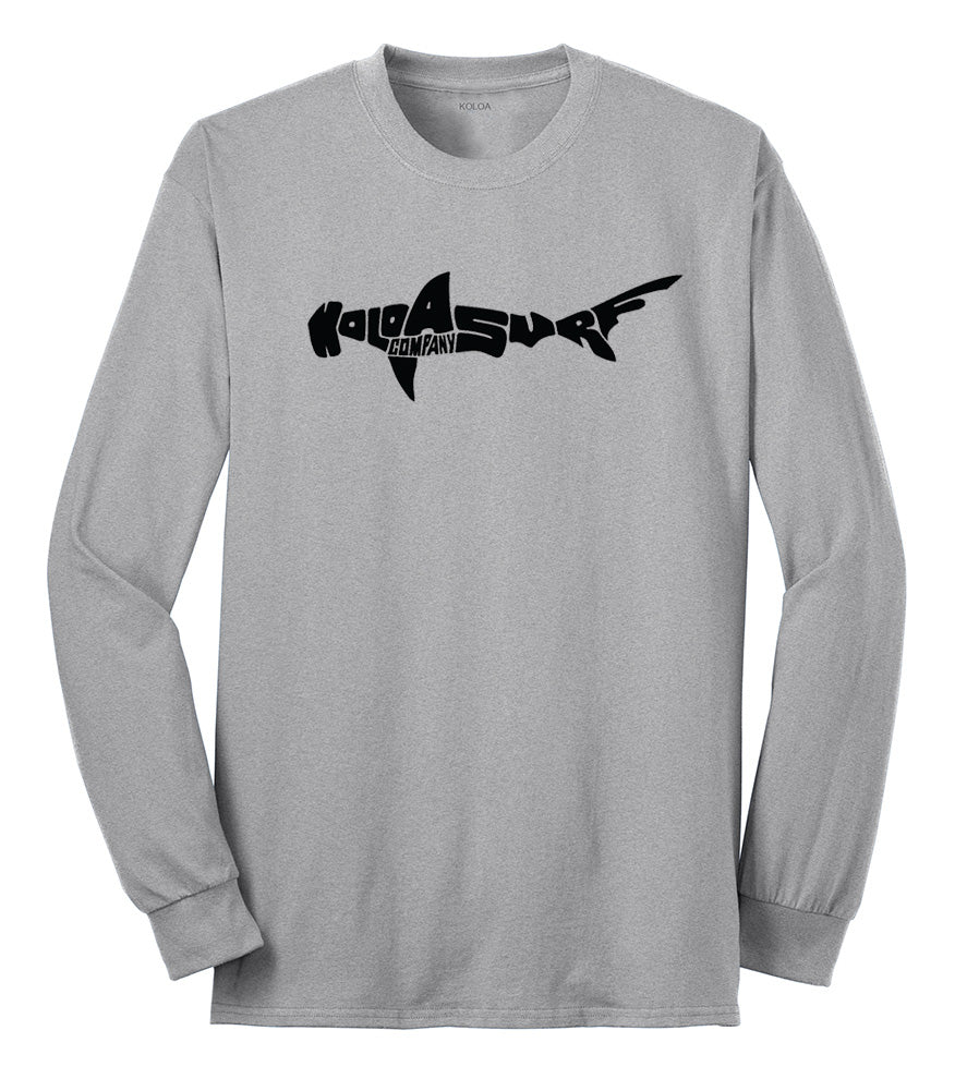 Koloa Surf Shark 50/50 Long Sleeve T-Shirts