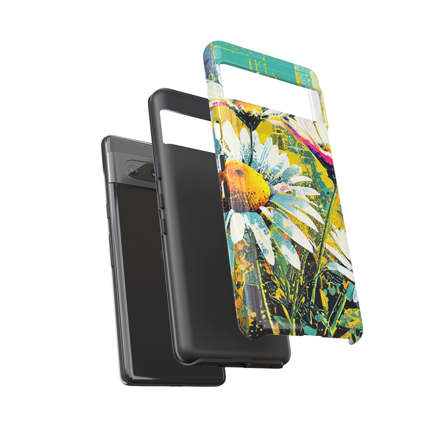 Colorful Daisy Floral Tough Phone Case
