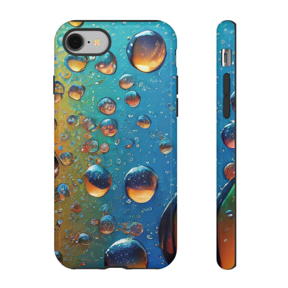 Colorful Water Droplets Tough Phone Case