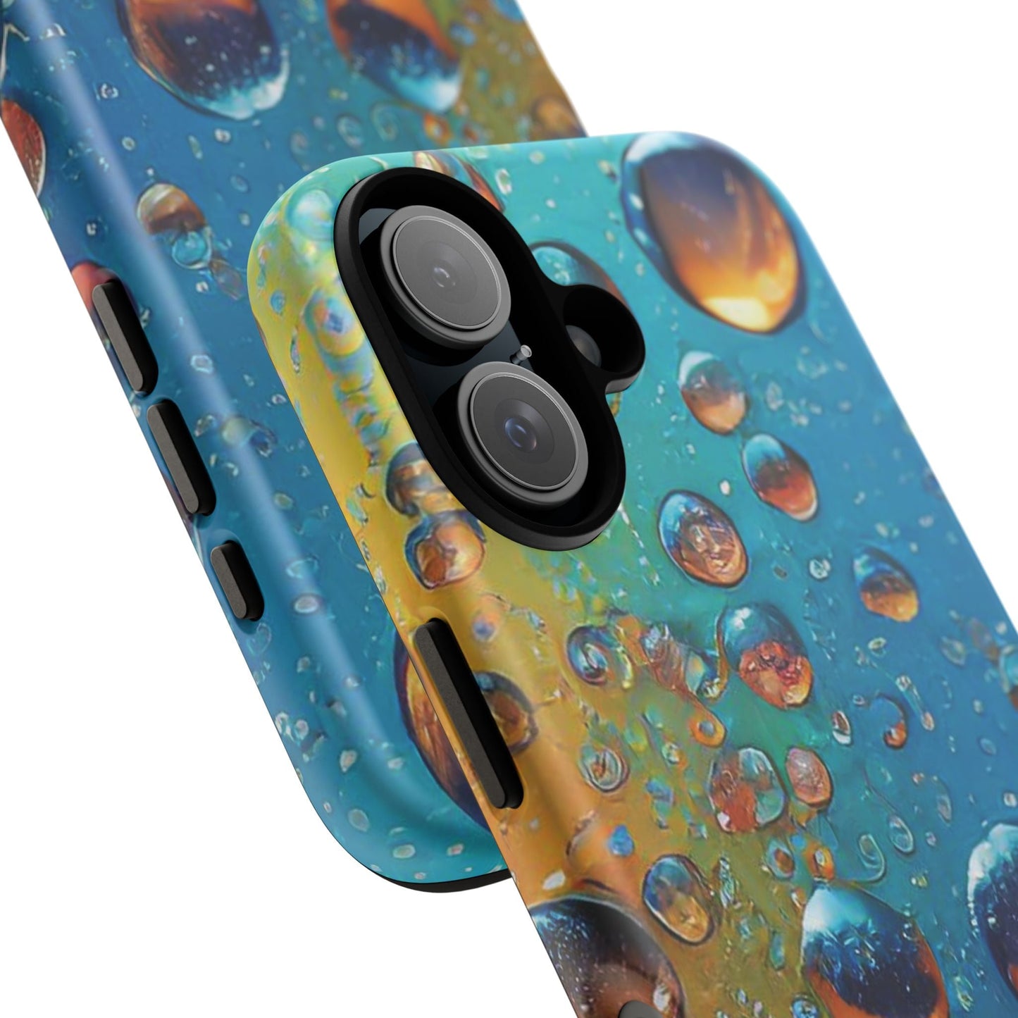 Colorful Water Droplets Tough Phone Case