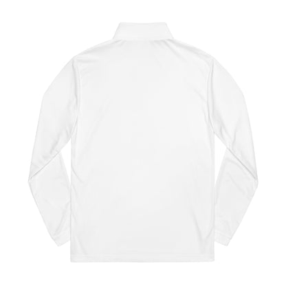 "Gecko Mom" adidas® Eco-Performance Embroidered Quarter-Zip Pullover