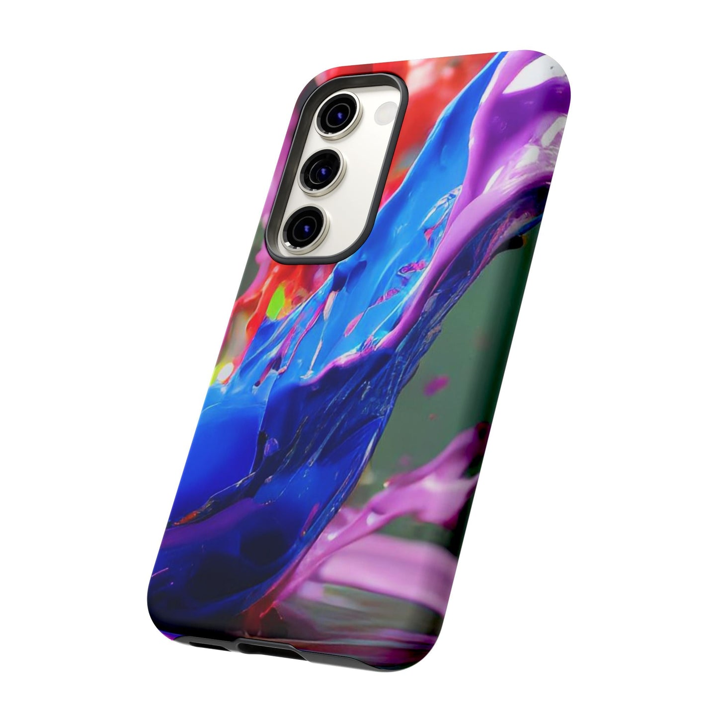 Vibrant Color Splash Tough Phone Case