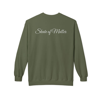 I Love Skater Guys Unisex Fleece Crewneck Sweatshirt