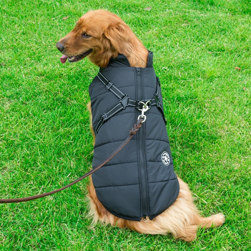 Dog Clothes Chest Back Integrated Cotton