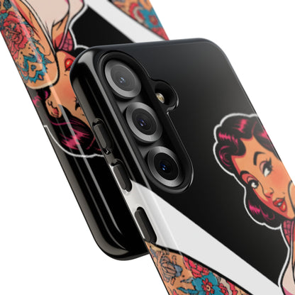 Vintage Tattoo Beauty Tough Phone Case
