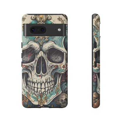 Abstract Skull Tough Phone Case