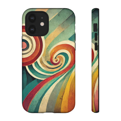 Colorful Swirl Tough Phone Case