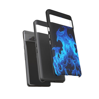 Blue Flames Tough  Phone Case