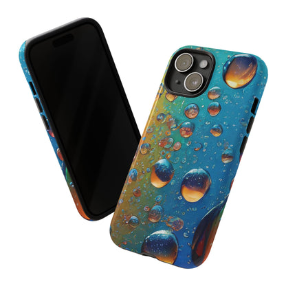 Colorful Water Droplets Tough Phone Case