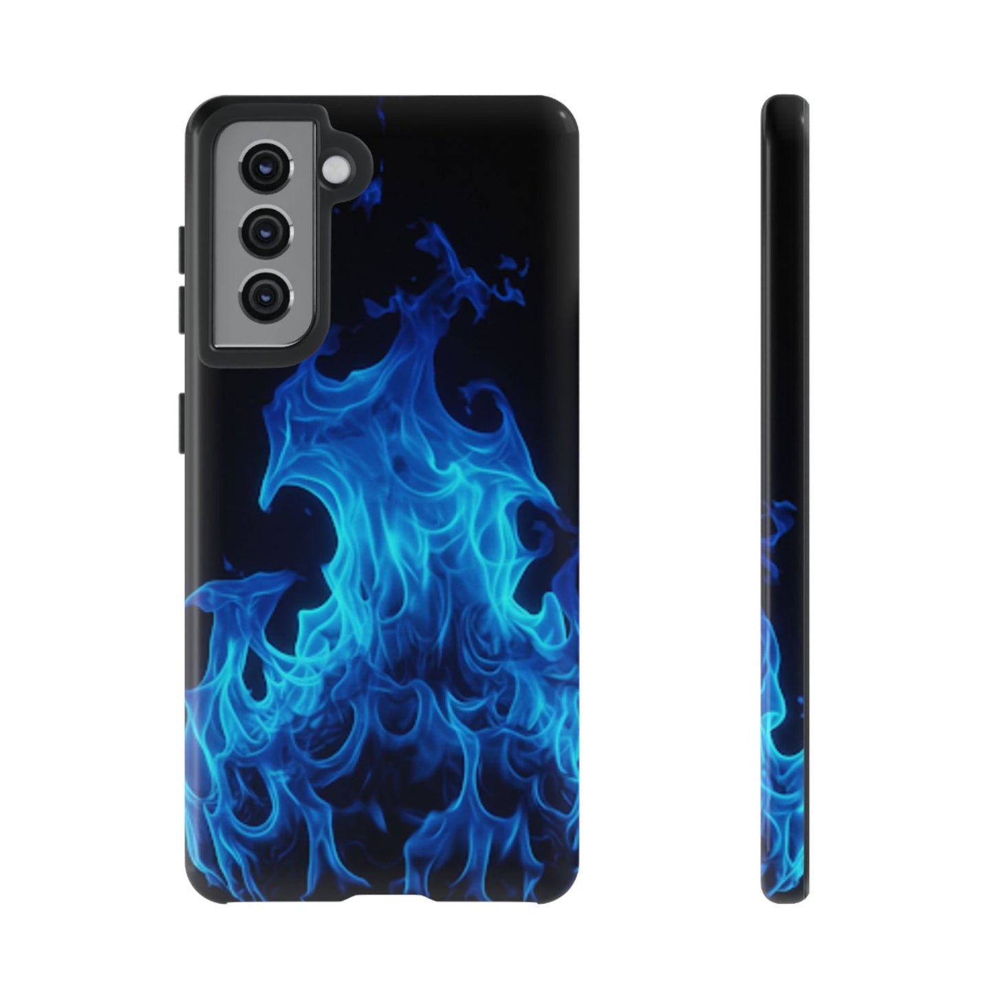 Blue Flames Tough  Phone Case