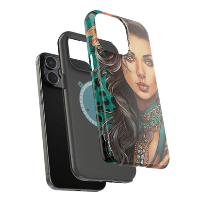 Vibrant Beauty Magnetic Tough Phone Case