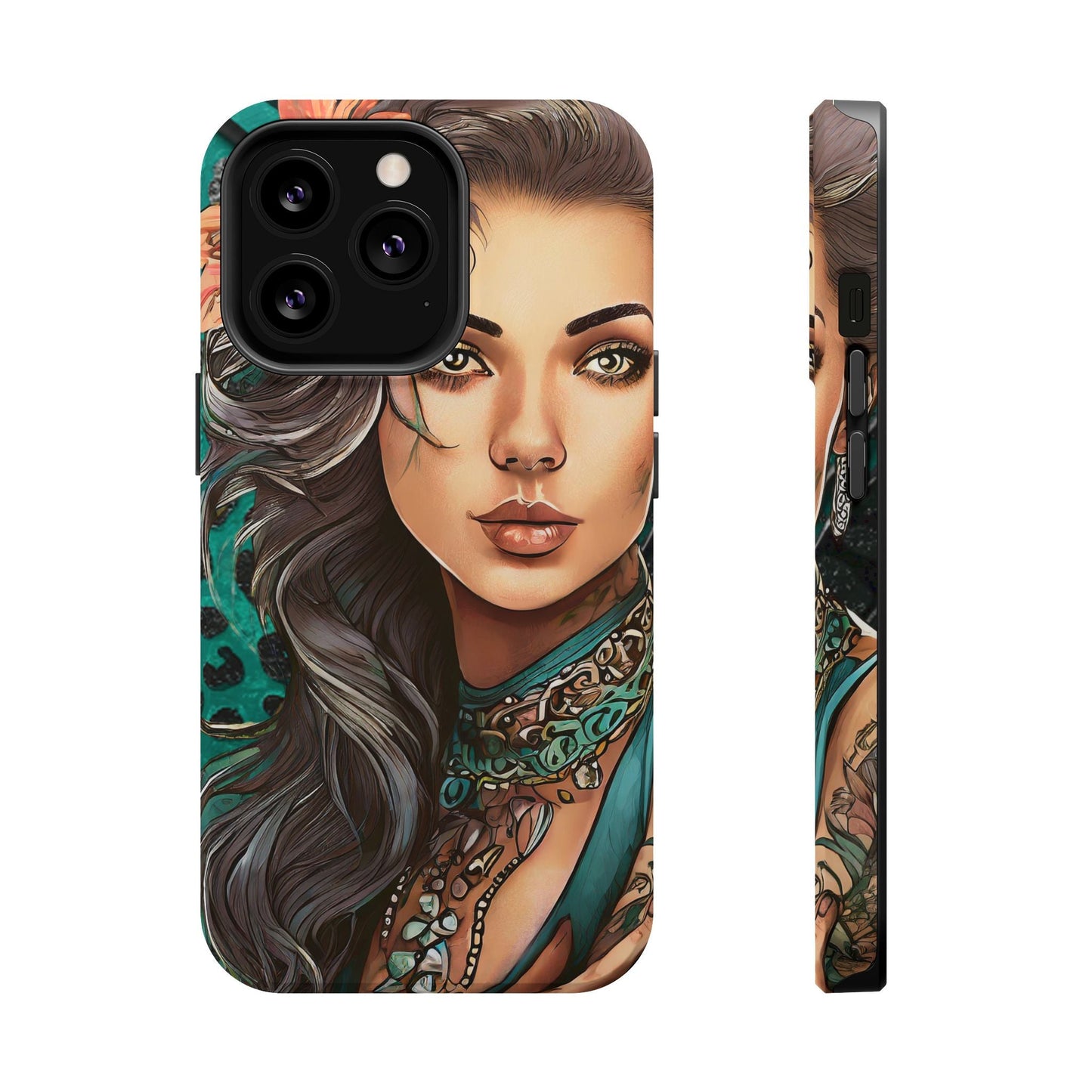 Vibrant Beauty Magnetic Tough Phone Case