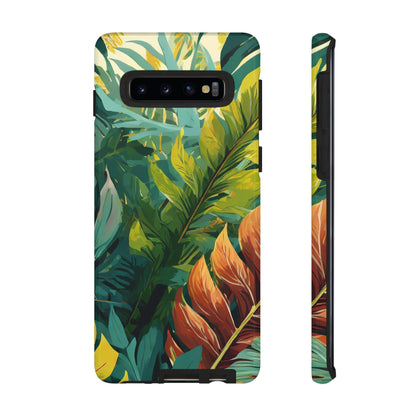 Tropical Leaf Tough Phone Case