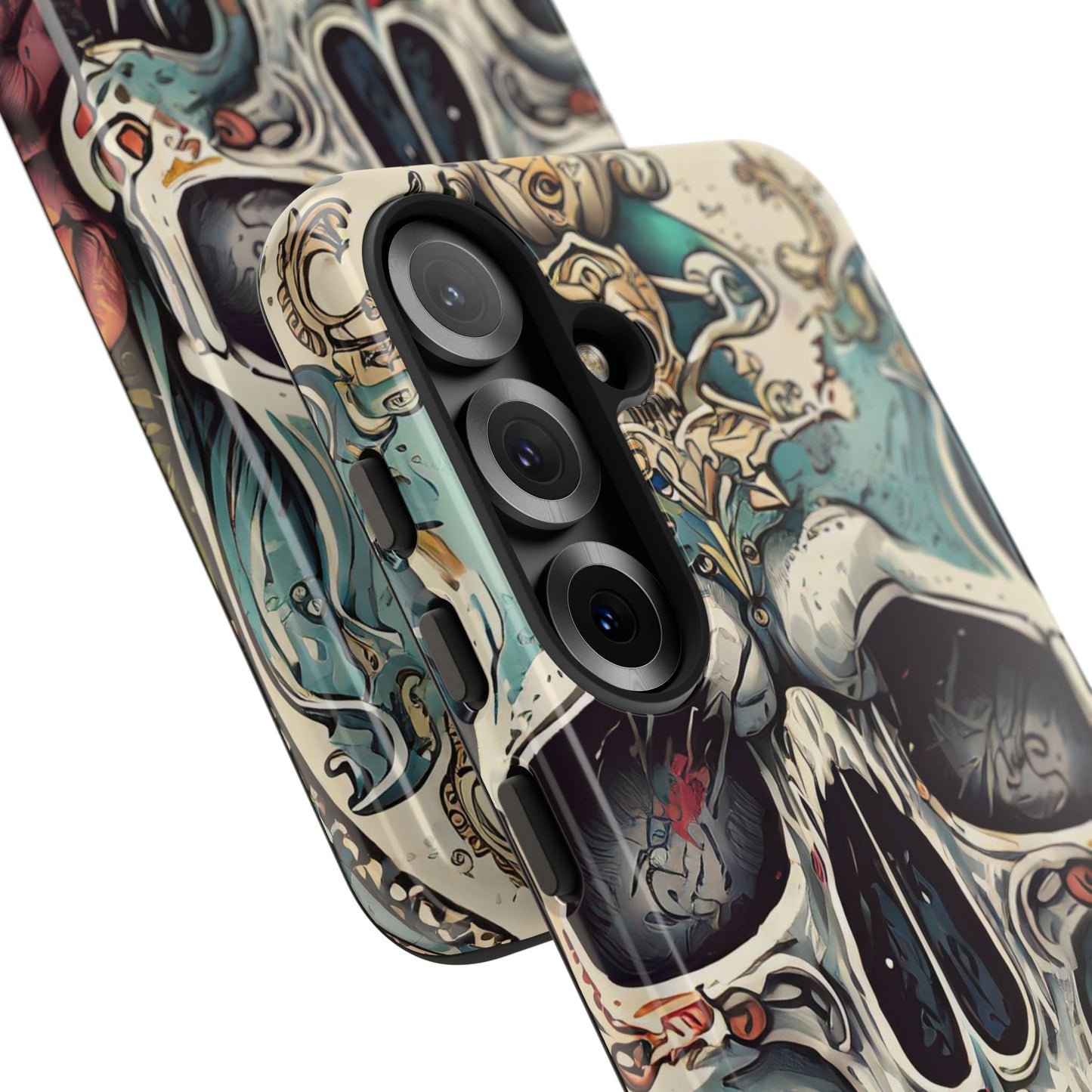 Abstract Skull Tough Phone Case