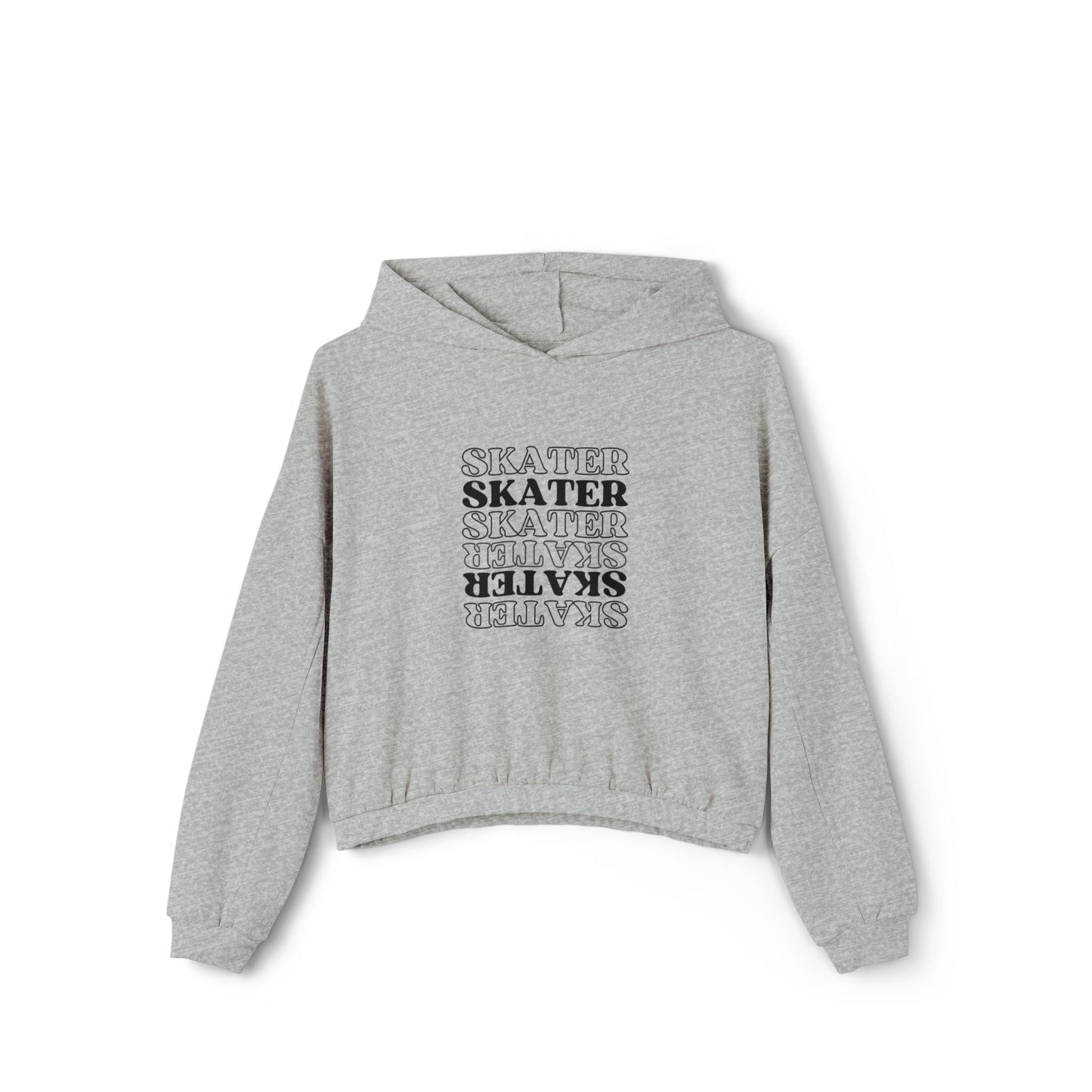 Women’s Cropped Statement Skater Hoodie