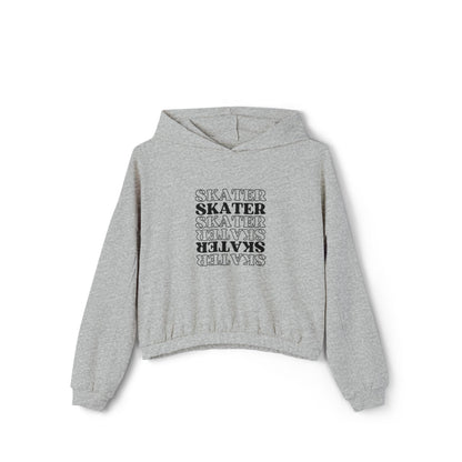 Women’s Cropped Statement Skater Hoodie