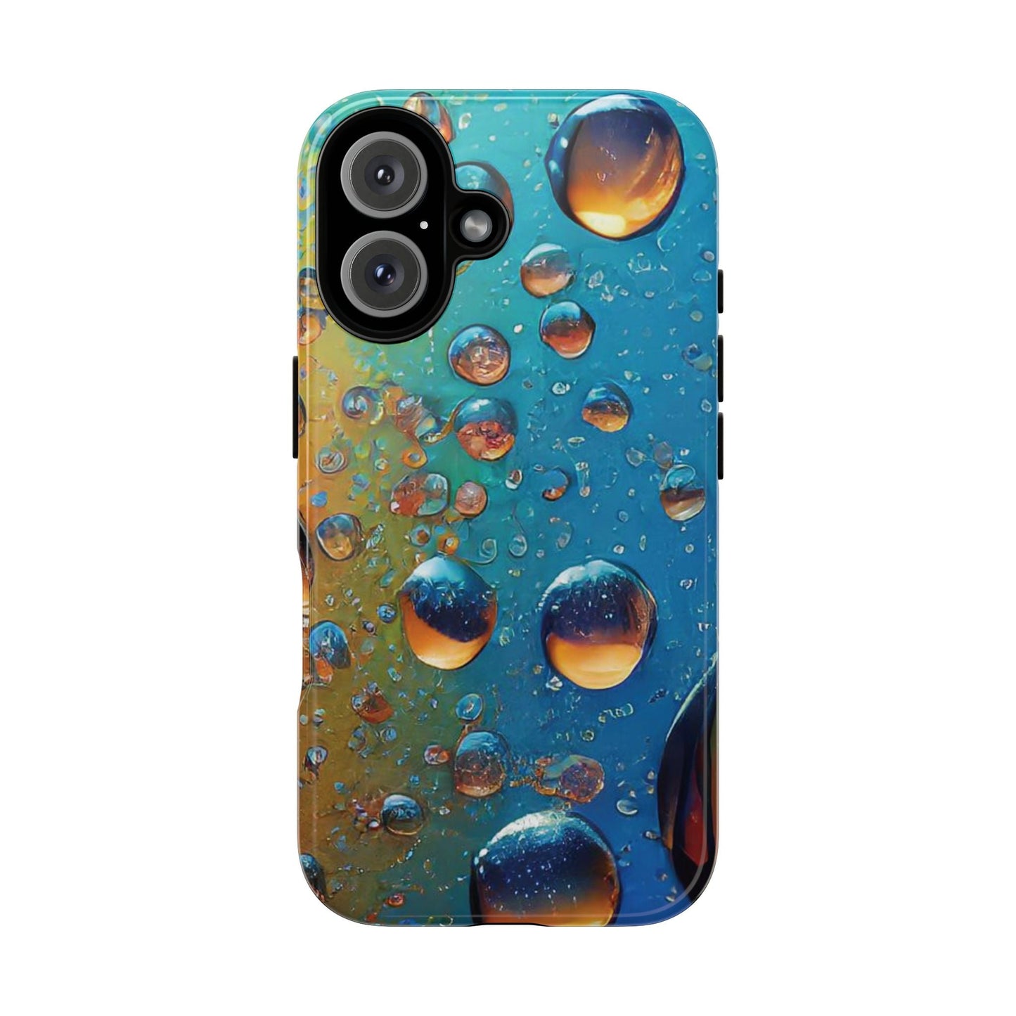 Colorful Water Droplets Tough Phone Case