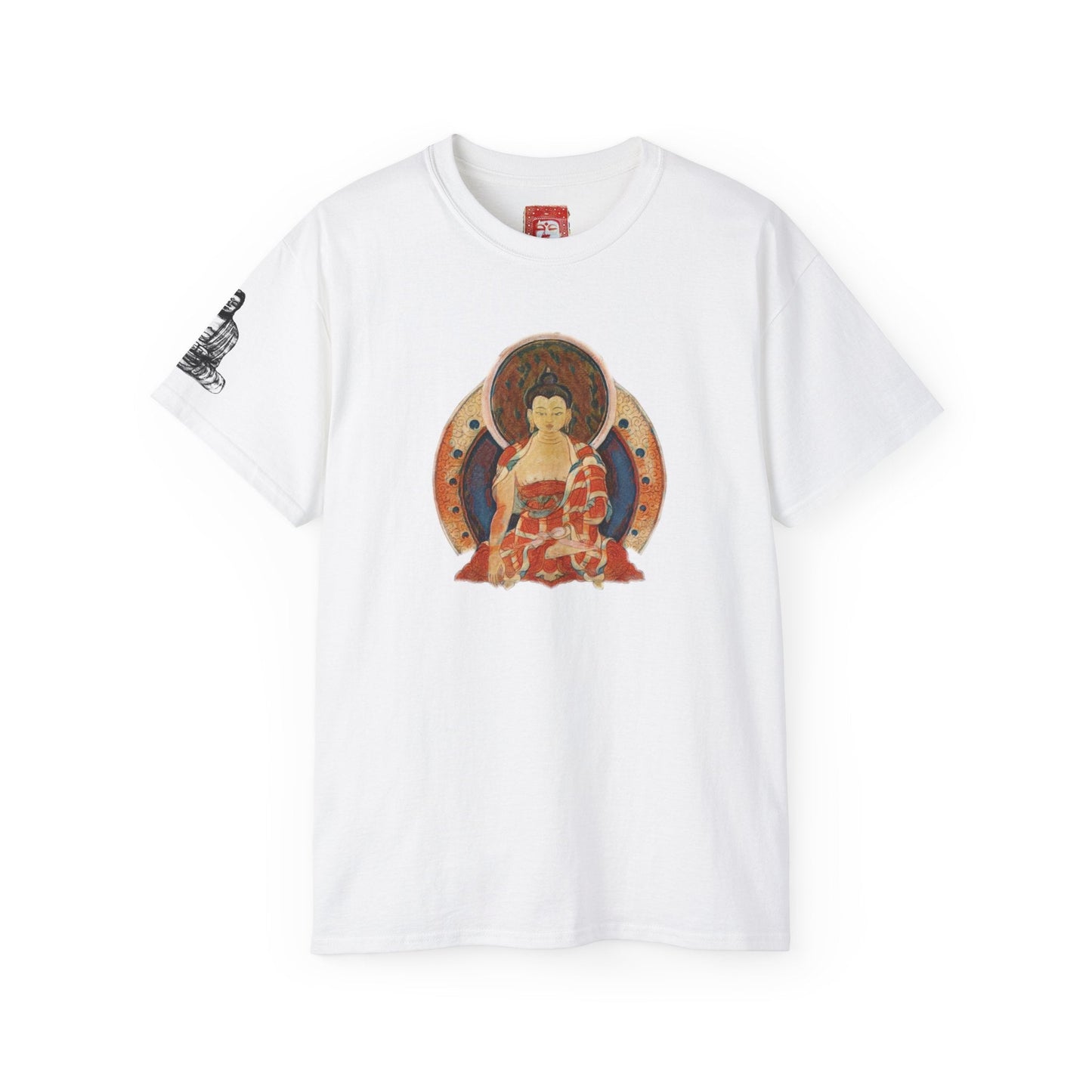 Fine Art Buddha Oil Paint Print Unisex Ultra Cotton Tee