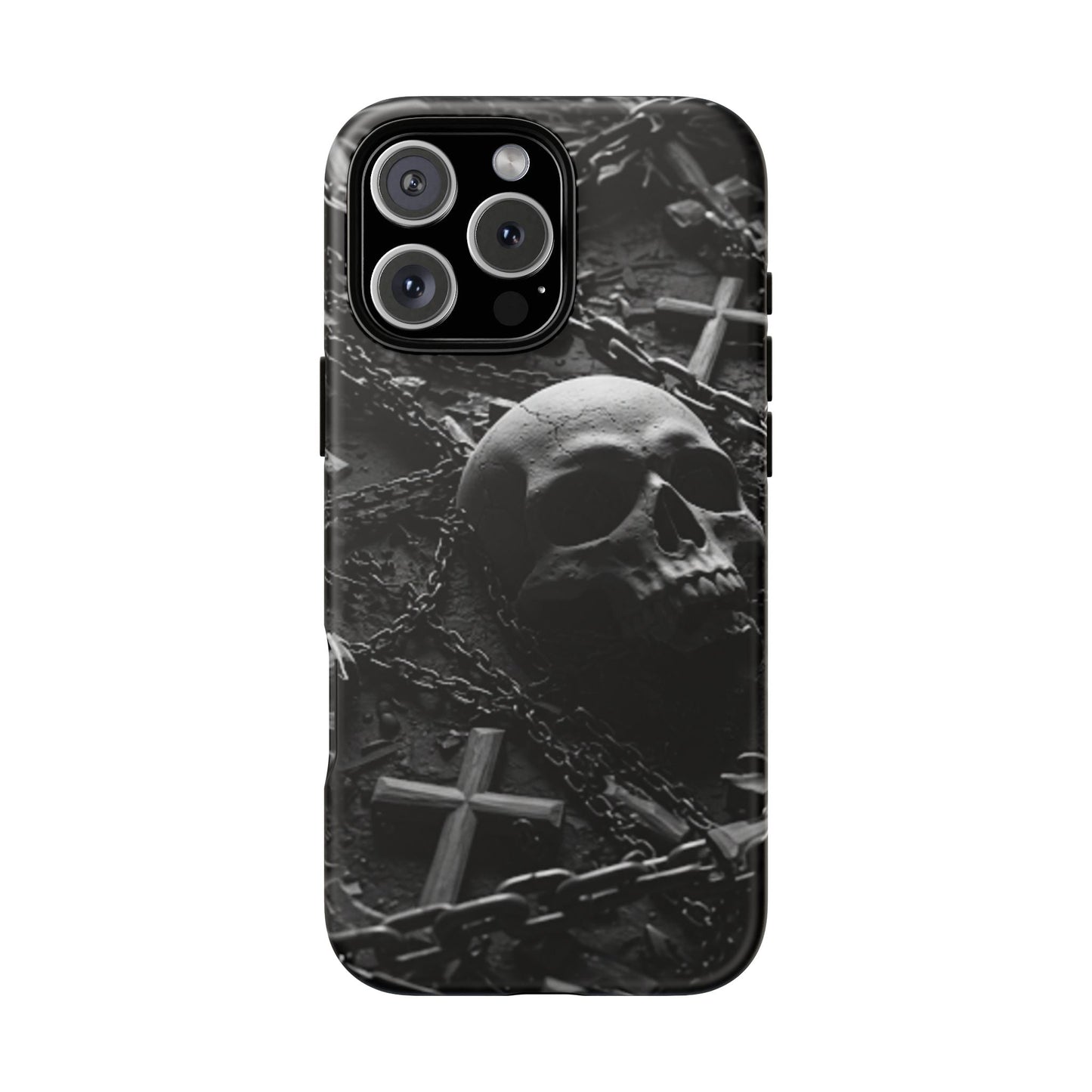 Gothic Skull Tough Phone Case