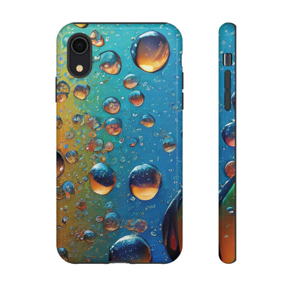 Colorful Water Droplets Tough Phone Case
