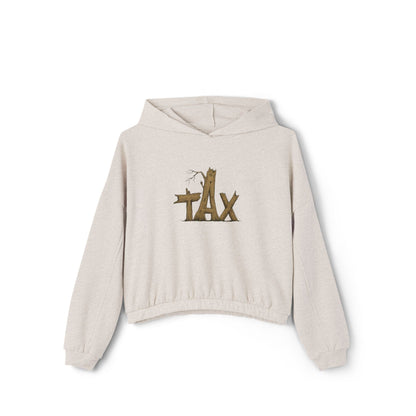 Women’s Cropped Wood Tax Hoodie