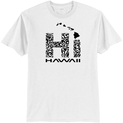 Koloa Hawaiian Islands Tribal HI 50/50 T-Shirt