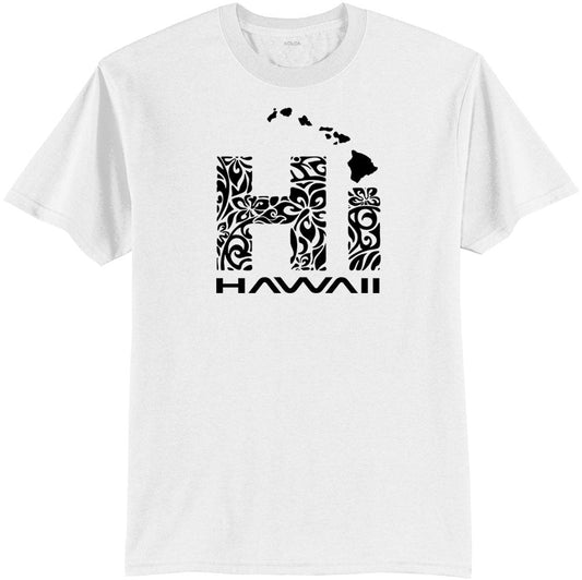 Koloa Hawaiian Islands Tribal HI 50/50 T-Shirt