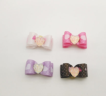 Pet Hair Bows & Accessories Set – Colorful Styles