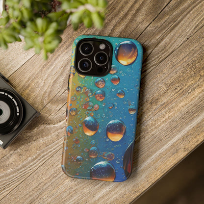Colorful Water Droplets Tough Phone Case
