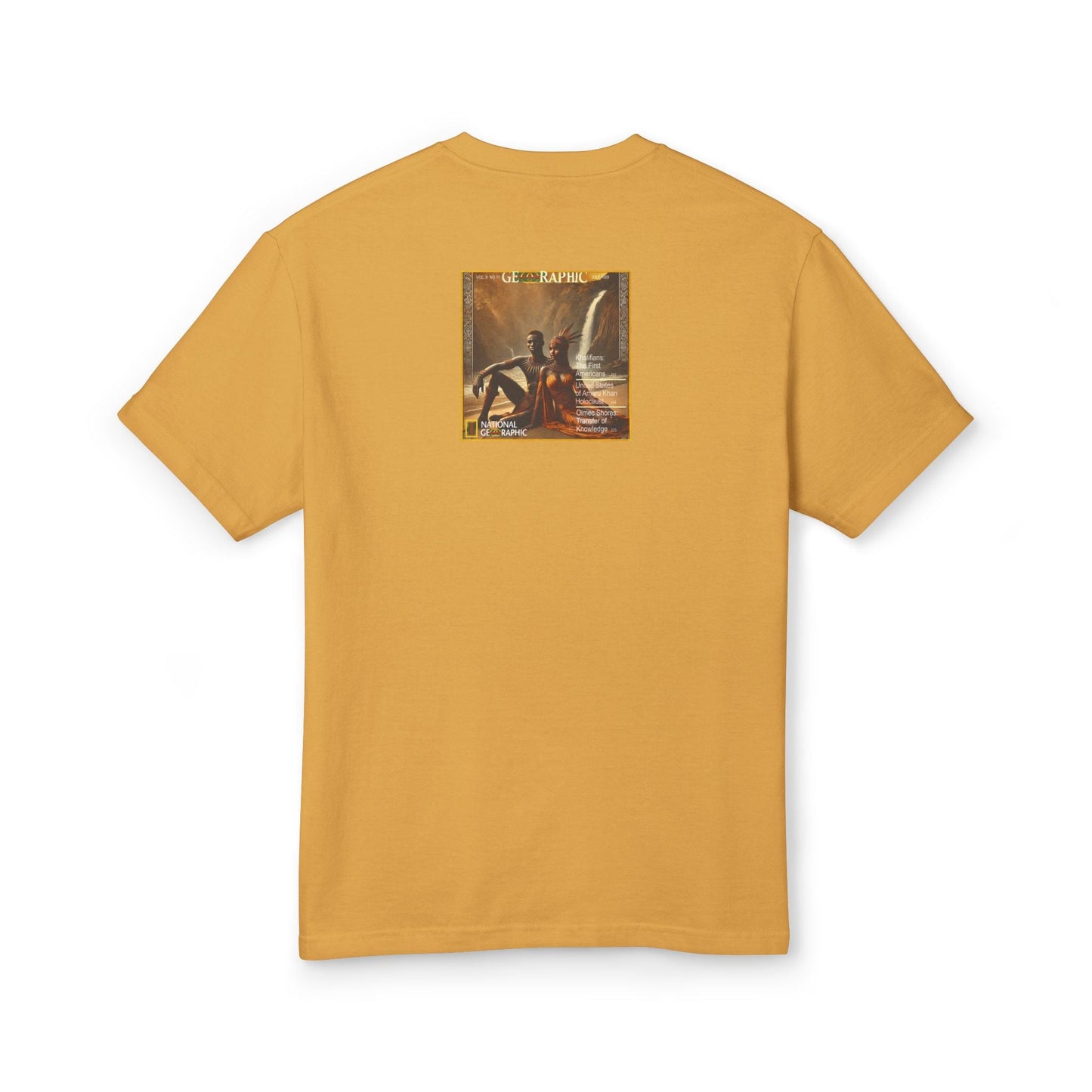 Turtle Island Amaru Khan Aborigine Unisex Garment-Dyed Heavyweight Cotton Tee