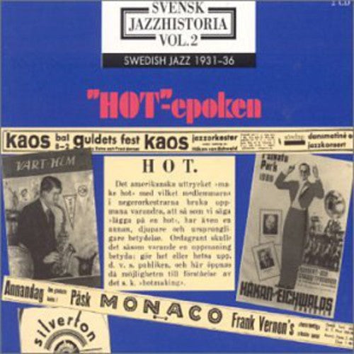 Sweden Jazz History - Swedish Jazz History 2: Hot Epoch 1931-1936 / Various [2 CD]
