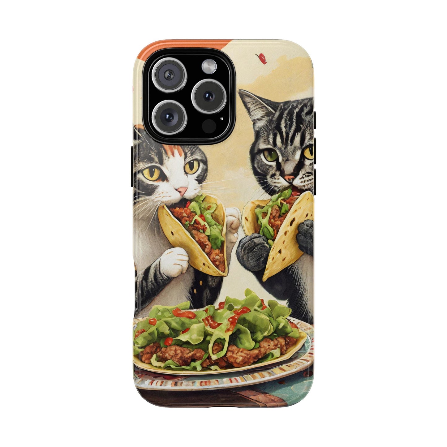 Funny Taco Cat Tough Phone Case