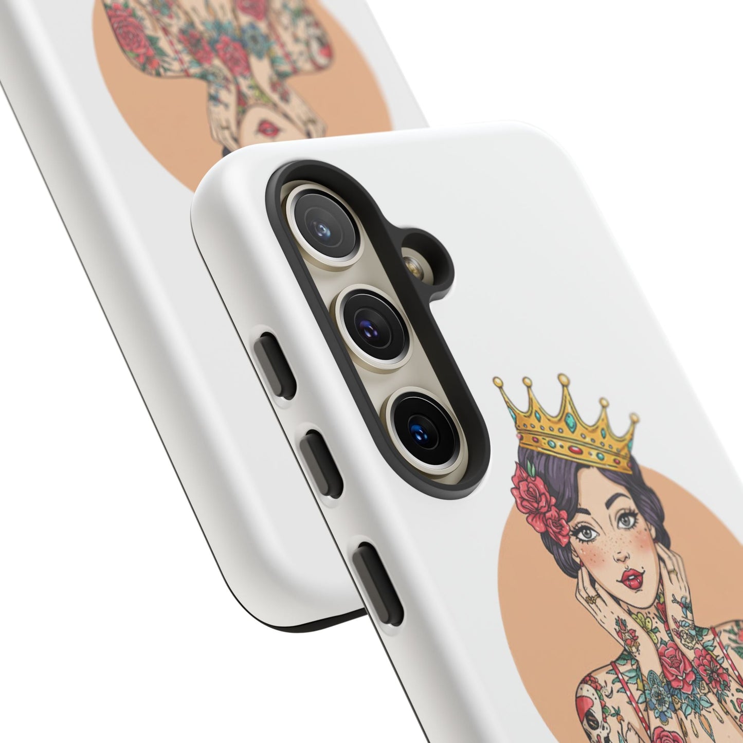 My Crown Never Falls Tattooed Girl Tough Phone Case