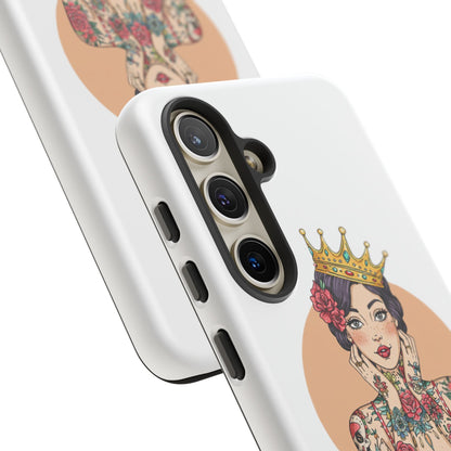 My Crown Never Falls Tattooed Girl Tough Phone Case