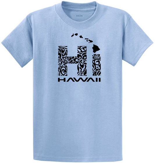 Koloa Islands Tribal HI Heavyweight T-Shirt