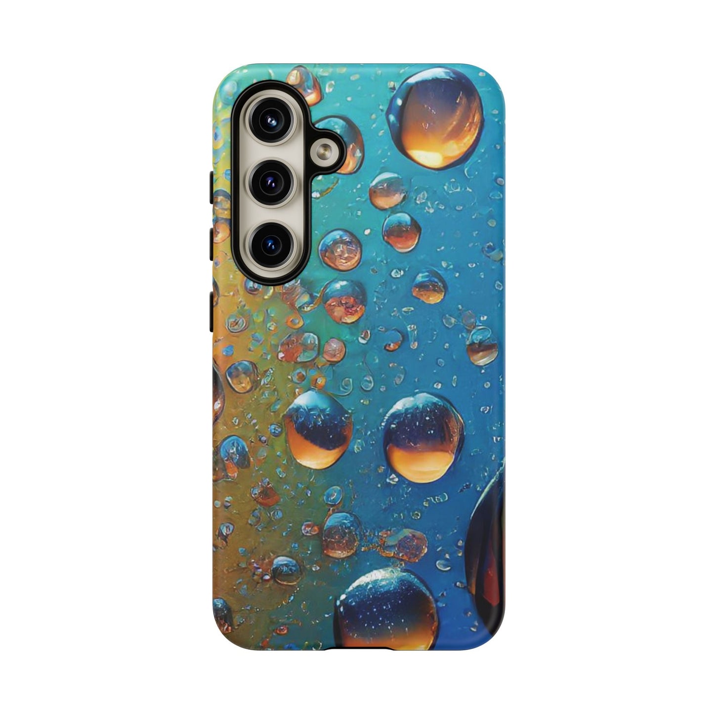 Colorful Water Droplets Tough Phone Case