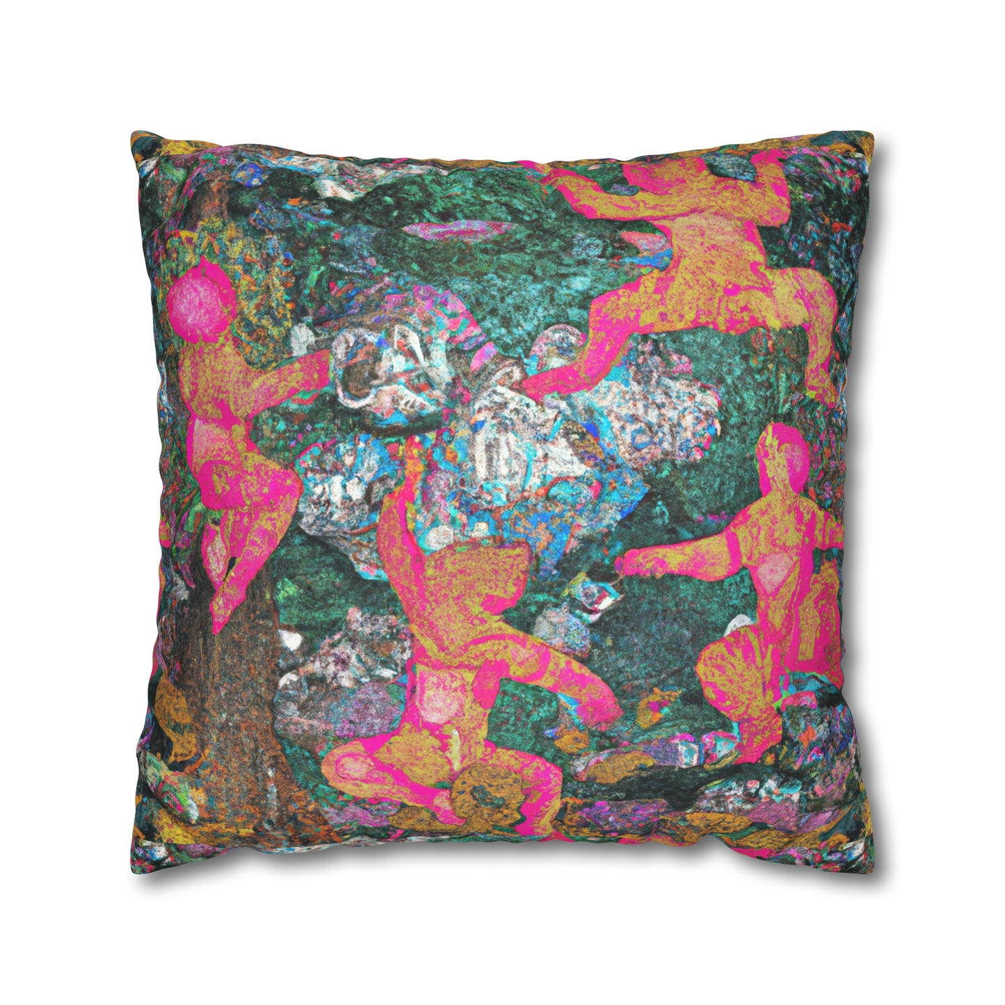 Cezanne's Dancing Bears Micro Suede Pillow Case